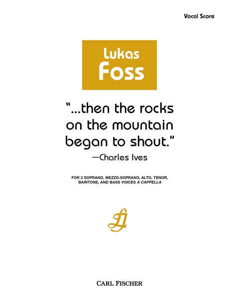 'Then the Rocks on the Mountain Began to Shout'